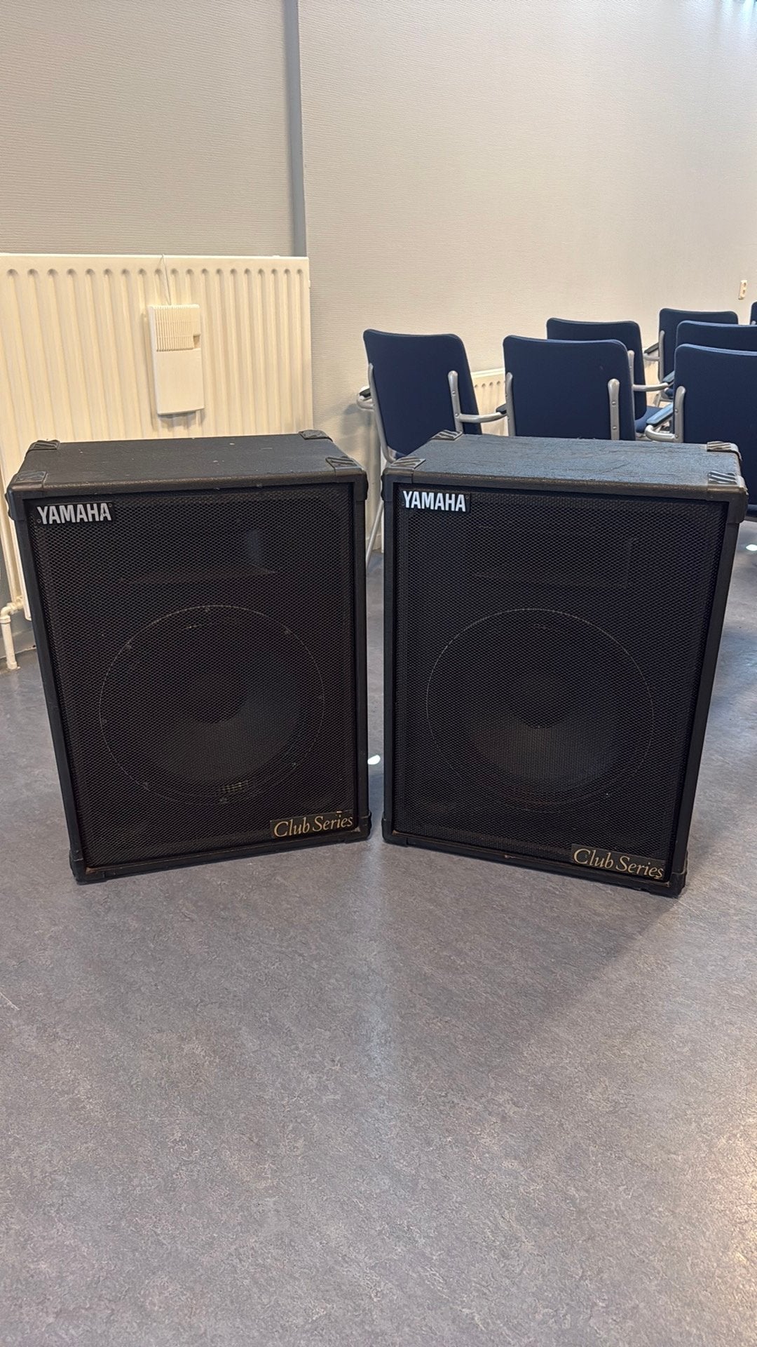 Yamaha speakers/boxen setje S215ES, Audio, Tv en Foto, Versterkers en Receivers, Ophalen, Gebruikt, 120 watt of meer, Yamaha