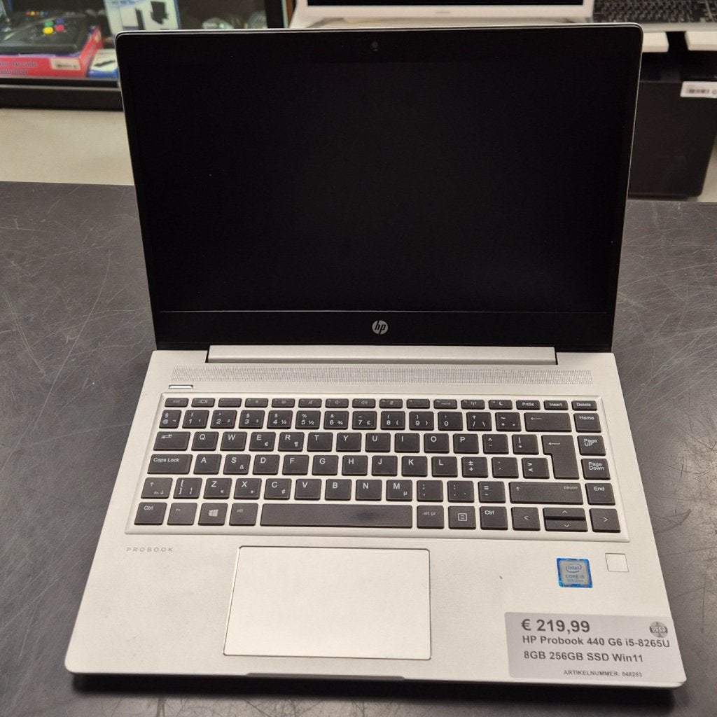 HP Probook 440 G6 i5-8265U 8GB 256GB SSD Win11, Computers en Software, Windows Laptops, HP, Zo goed als nieuw, Support@hp.com