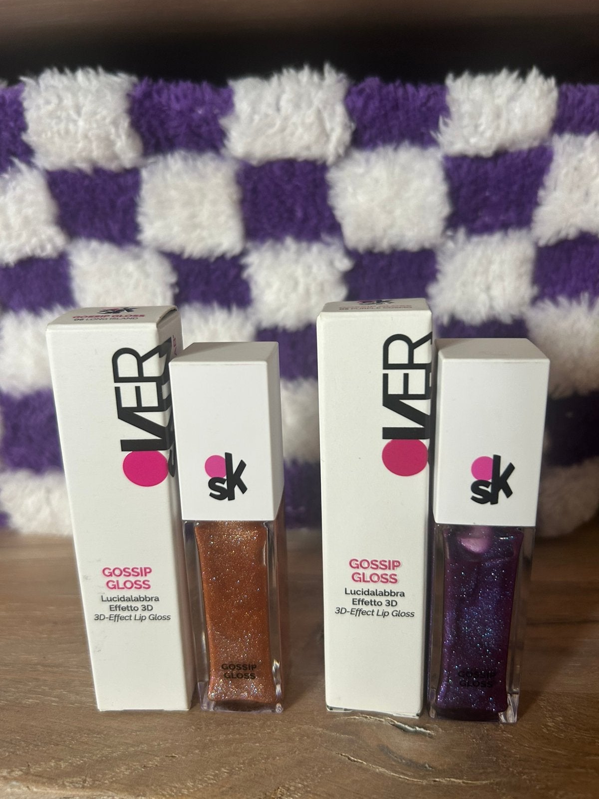 Veralab gossip gloss 06 long island & 05 purple cosmo, Verzenden, Nieuw, Lippen