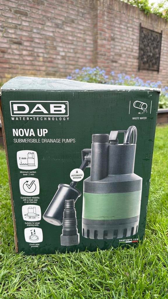 Dompelpomp nieuw in de doos, Ophalen, Zo goed als nieuw, Dompelpomp