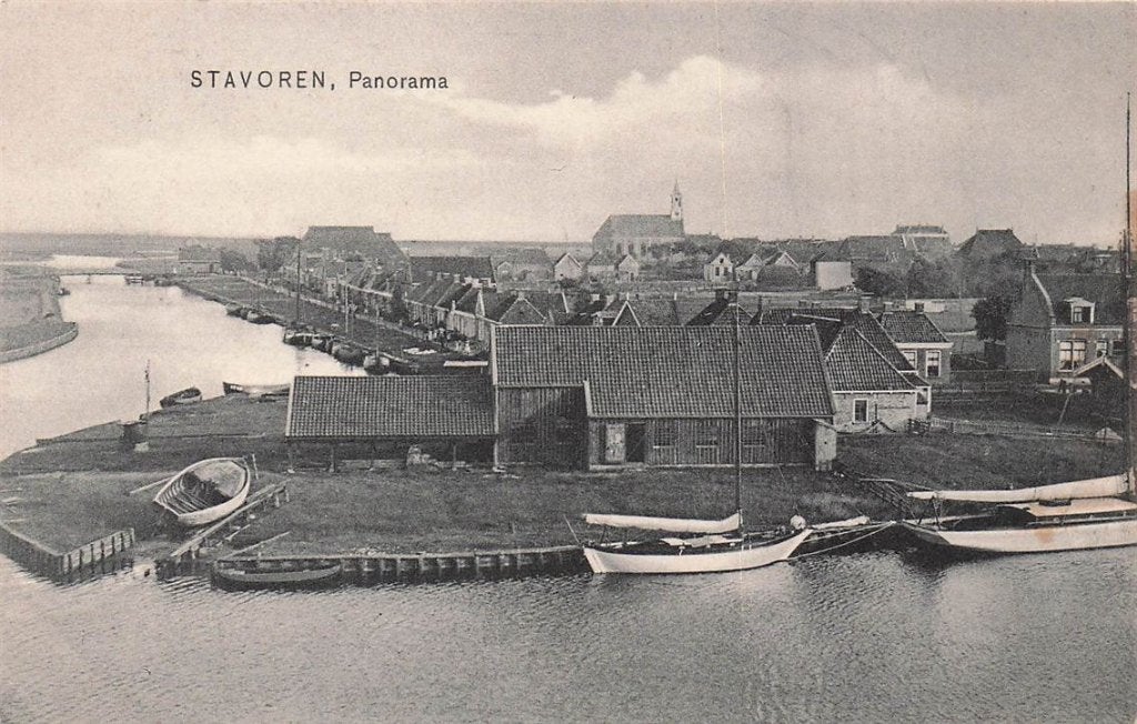 703-478-035 Stavoren Panorama, Verzenden, Voor 1920, Friesland