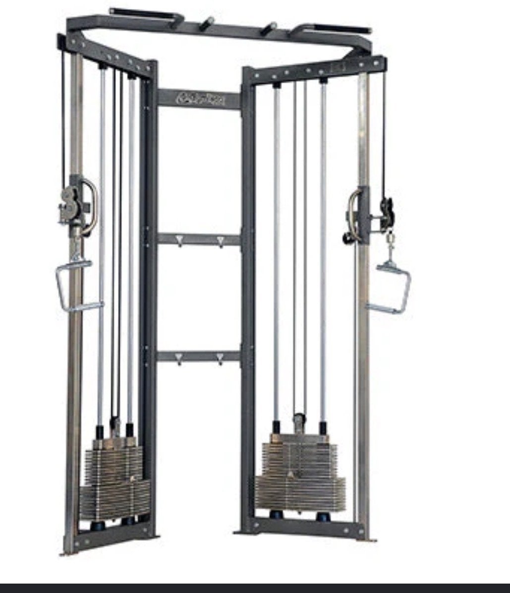 Gymleco Dual Adjustable Pulley Compact & Veelzijdig, Krachtstation, Ophalen of Verzenden, Metaal, Armen