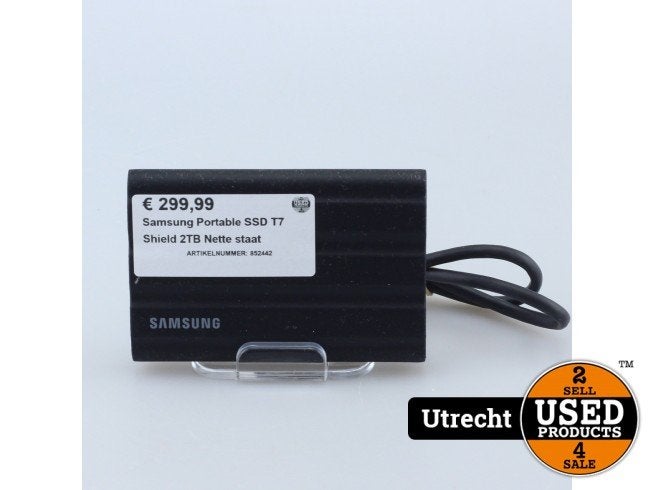 Samsung Portable SSD T7 Shield 2TB Nette staat, Samsung, Zo goed als nieuw, Support@Samsung.com, 129, Samsung-ro, Yeongtong-gu
Suwon-si, Gyeonggi-do 16677
South Korea