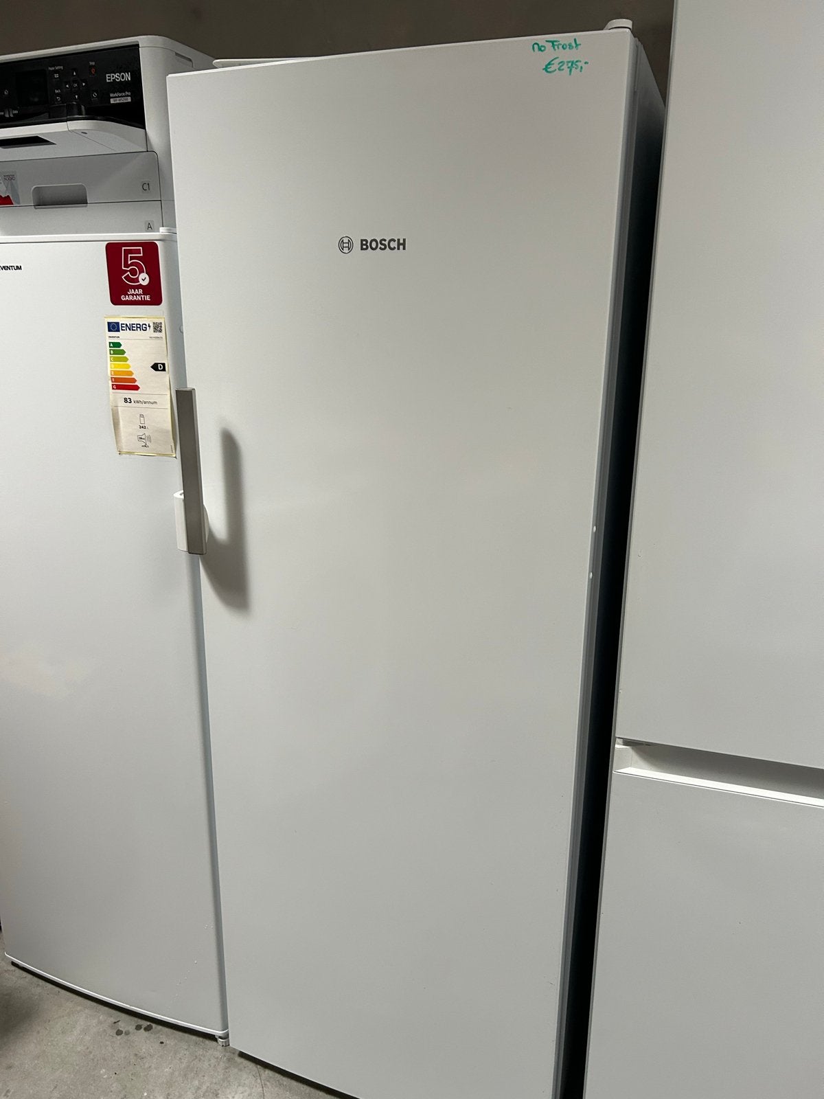 Bosch GSN29EW30 xl vrieskast- no frost - wytguod, Witgoed en Apparatuur, Q, W, Q, Minder dan 60 cm