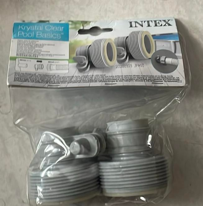 Intex Adapters B 2 st voor slangen 32 mm naar 38 mm, Tuin en Terras, Zwembad-toebehoren, Ophalen, Zo goed als nieuw