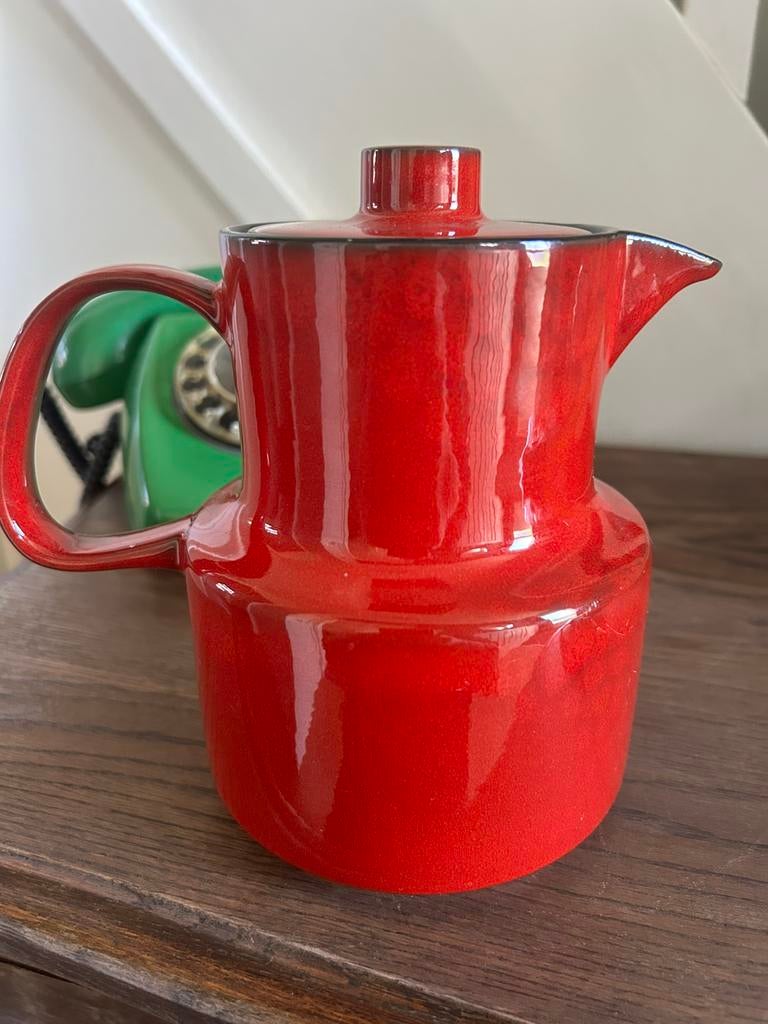 Vintage Melitta koffiepot rood, Verzamelen, Ophalen of Verzenden, Overige typen