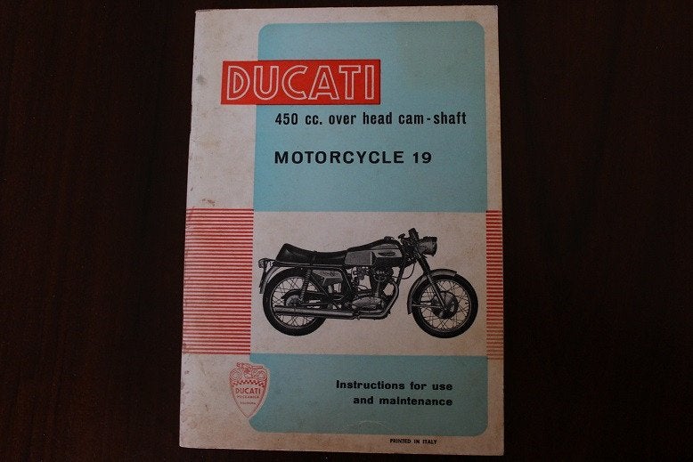 Ducati 450 MK3 Desmo Scrambler 1969 maintenance manual, Motoren, Ophalen of Verzenden, Ducati