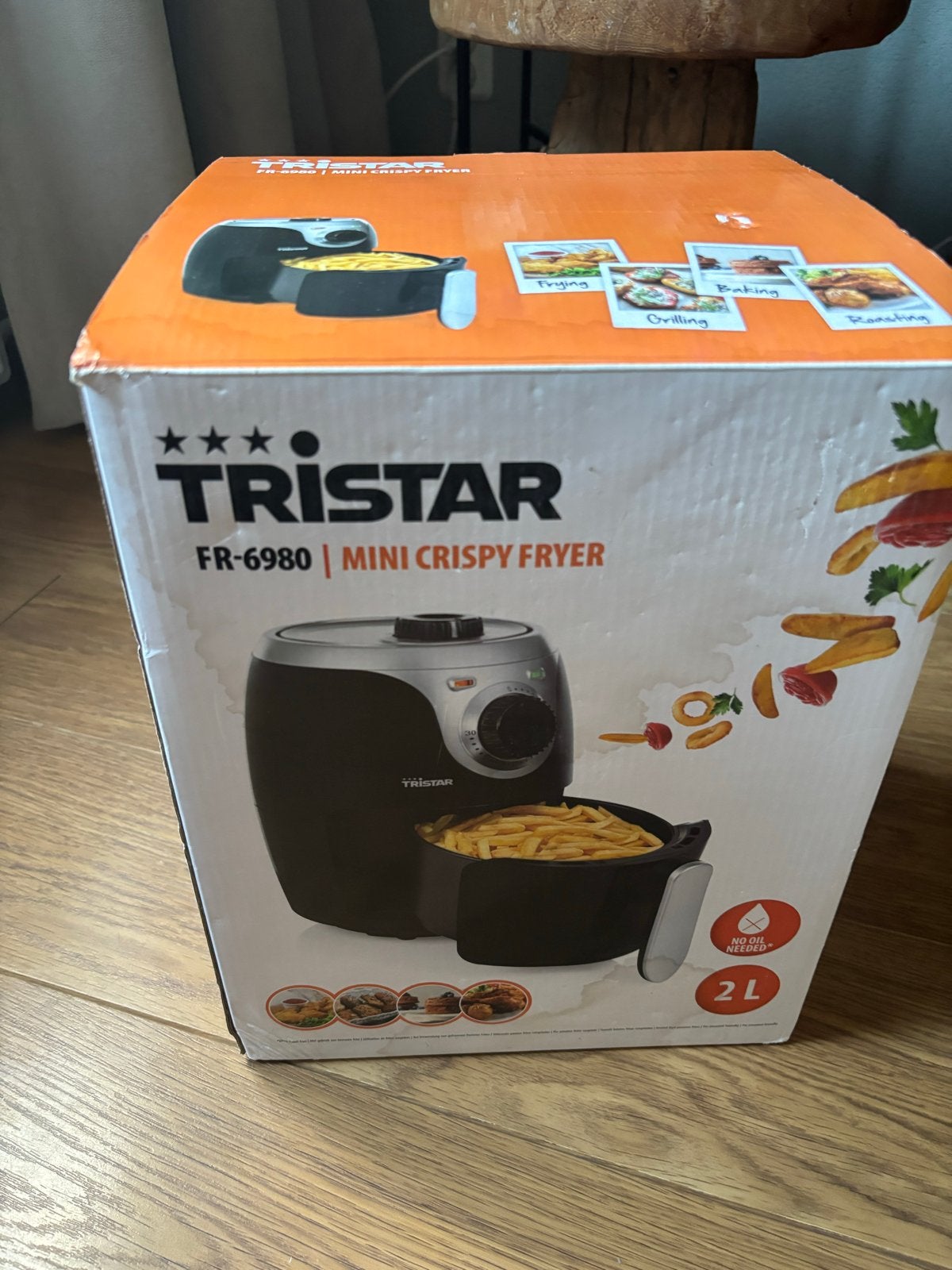 Tristar FR-6980 Mini Crispy Fryer 1000 watt, Ophalen, Zo goed als nieuw, Airfryer