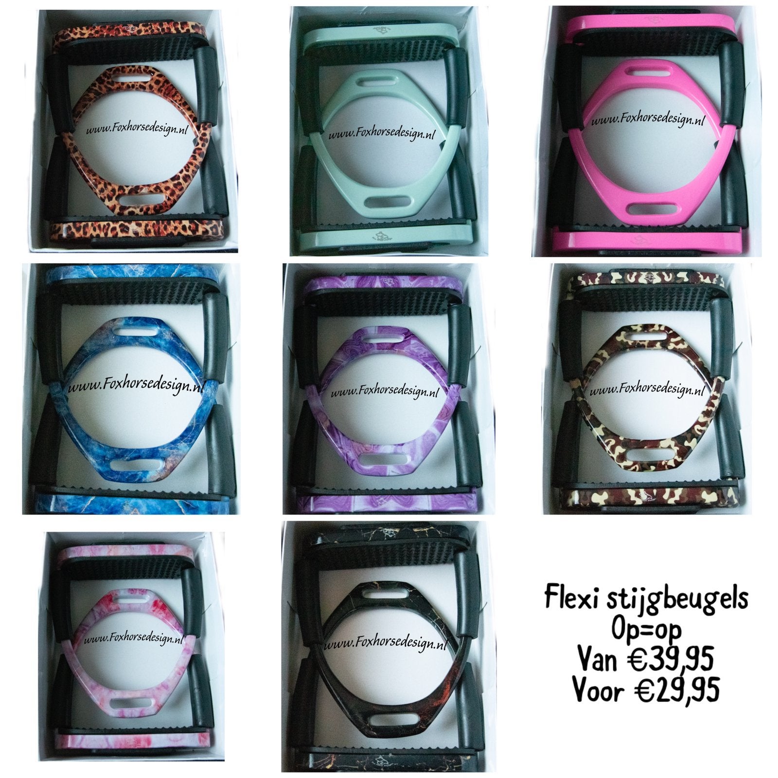 Sale! Flexi stijgbeugels, Ophalen of Verzenden, Nieuw, Stijgbeugels