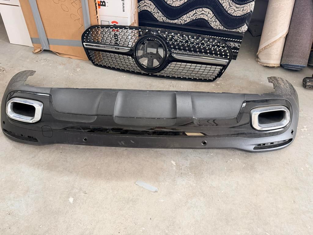 Originele Mercedes-Benz GLE AMG Line Diffuser & Grill, Gebruikt, Voor, Mercedes-Benz, Ophalen of Verzenden