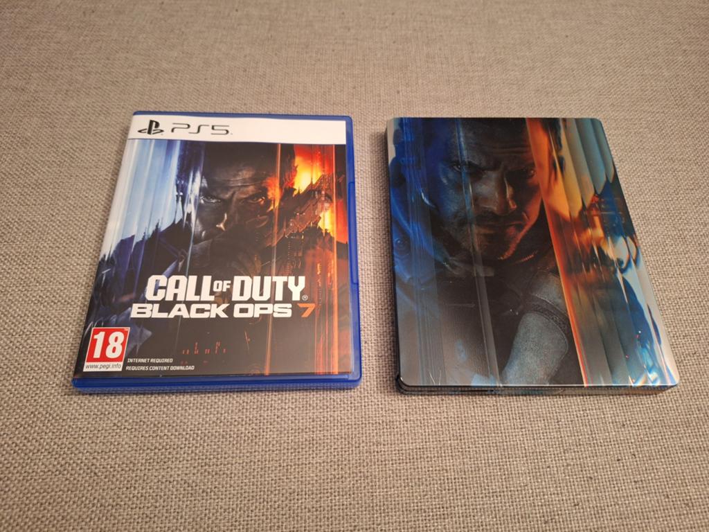 Call of Duty Black Ops 7 (PS5) + Steelbook COD BO7, Spelcomputers en Games, Games | Sony PlayStation 5, Online, Vanaf 18 jaar