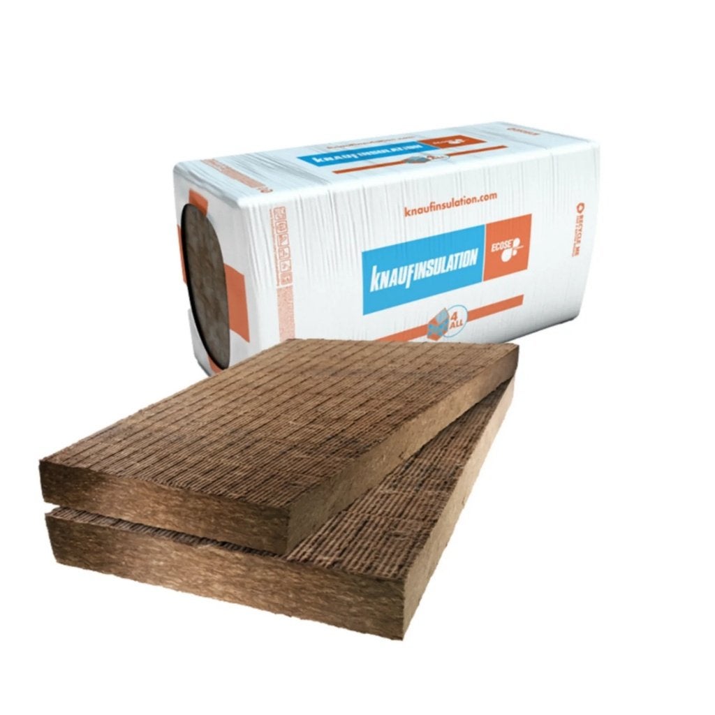 Steenwol Knauf Rock4all - 1200x600x140mm, Ophalen, Dakisolatie, 12 cm of meer, Steenwol