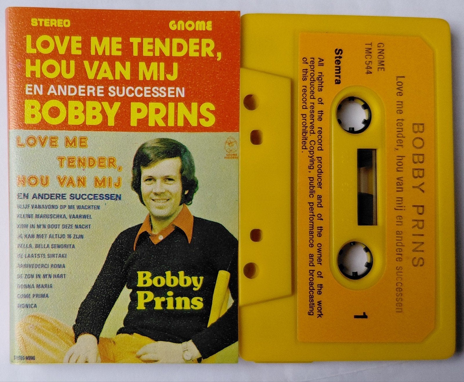 TMC  - 544. ( Gnome ) Bobby Prins., Ophalen of Verzenden, Zo goed als nieuw, 1 bandje