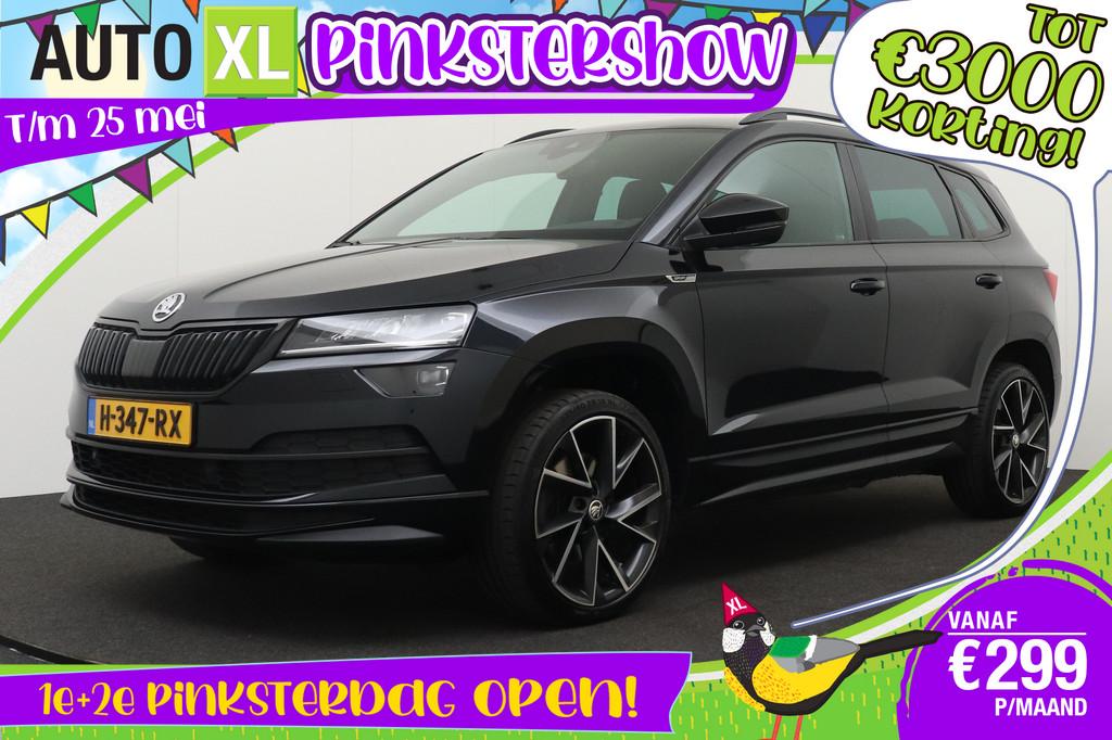 Skoda Karoq 1.5 TSI 150 PK Aut. Sportline Adap.Cruise 19'LMV, Stof, 4 cilinders, 150 pk, Zwart