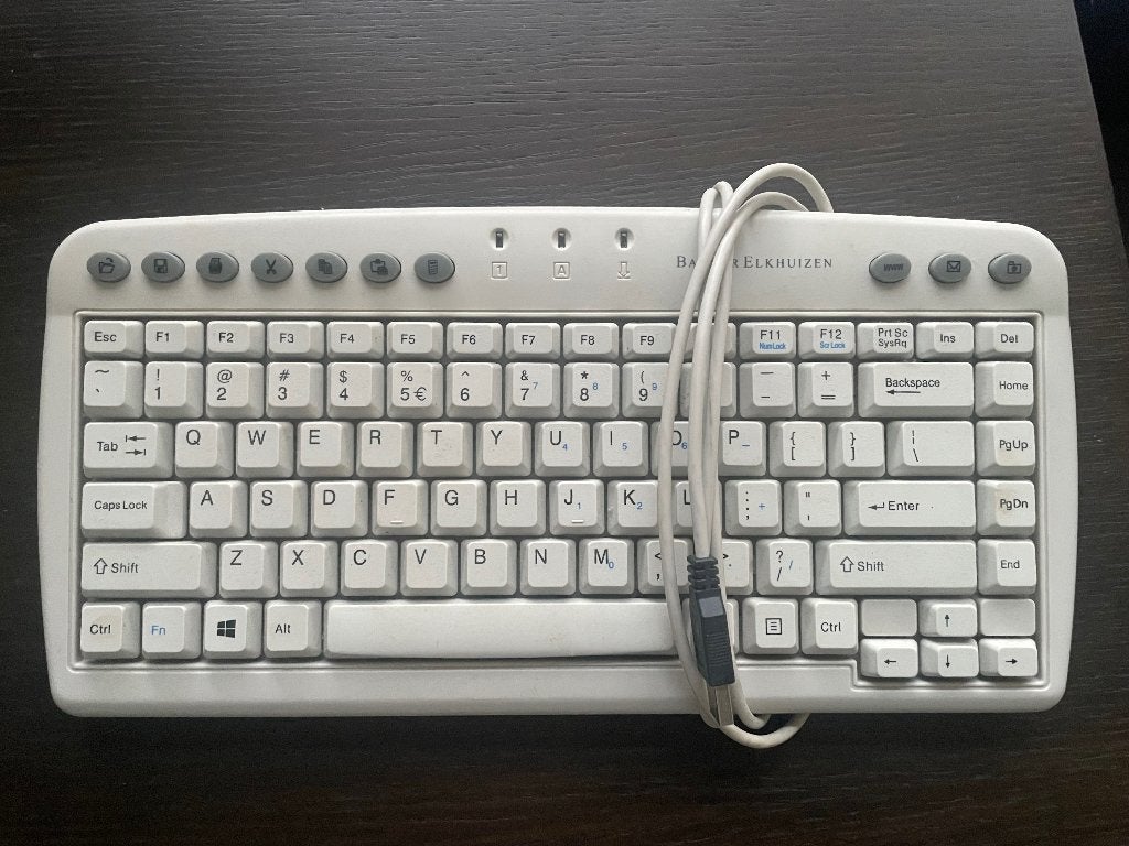 Toetsenbord Qboard BakkerElkhuizen, BakkerElkhuizen, Ophalen of Verzenden, Zo goed als nieuw, Qwerty