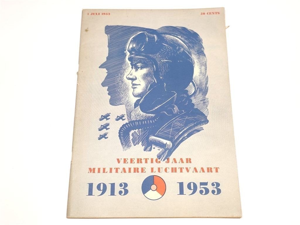 40 Jaar Militaire Luchtvaart — KLu Jubileum 1953, Verzamelen, -, -, Ophalen of Verzenden, Embleem of Badge