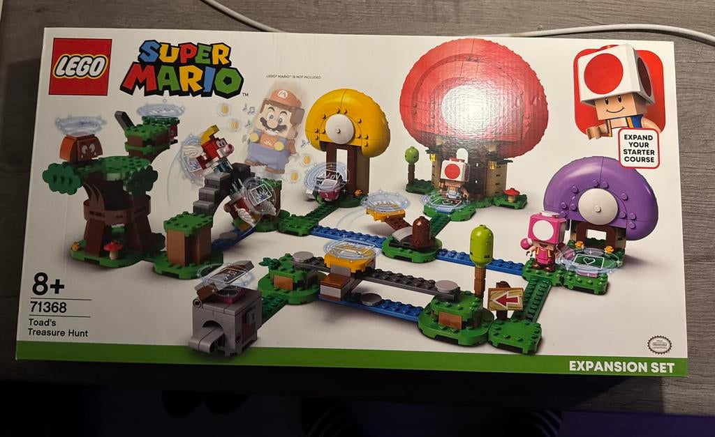 Super Mario lego : Toad’s treasure hunt (nummer 71368), Overige thema's, Lego, Nieuw, Ophalen of Verzenden