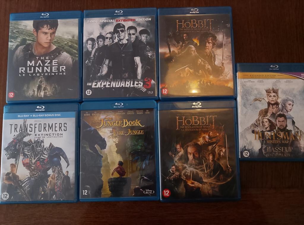 19 blue rays GERESERVEERD, Cd's en Dvd's, Ophalen, Zo goed als nieuw