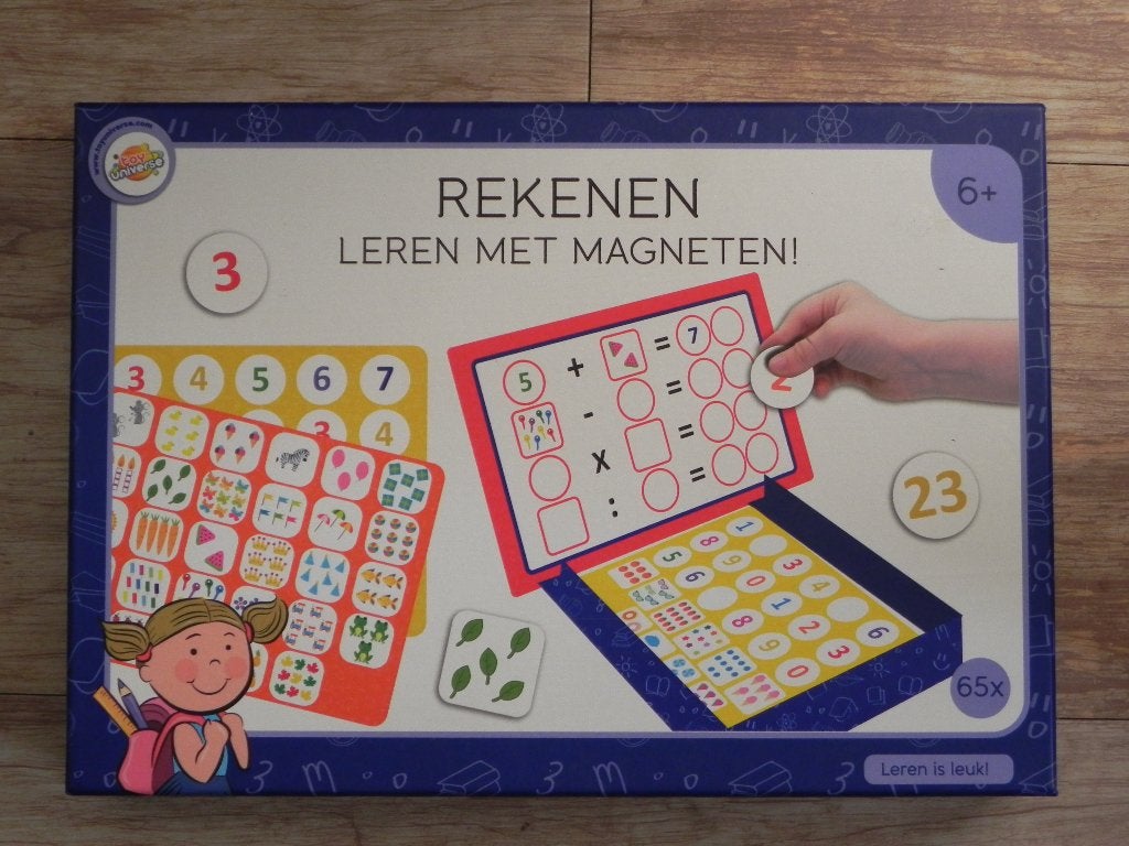 TE KOOP; REKENEN LEREN MET MAGNETEN, Ophalen, Zo goed als nieuw, Puzzelen