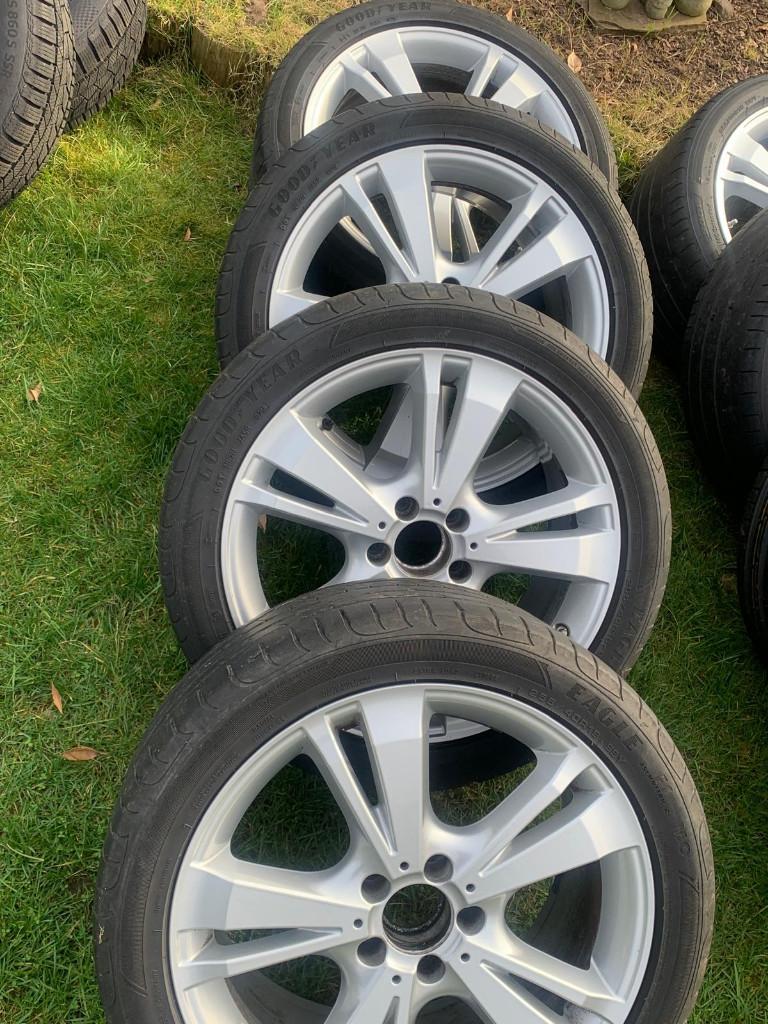 mooie set velgen voor mercedes E klasse rond 2006, Ophalen, Gebruikt, Mercedes-Benz