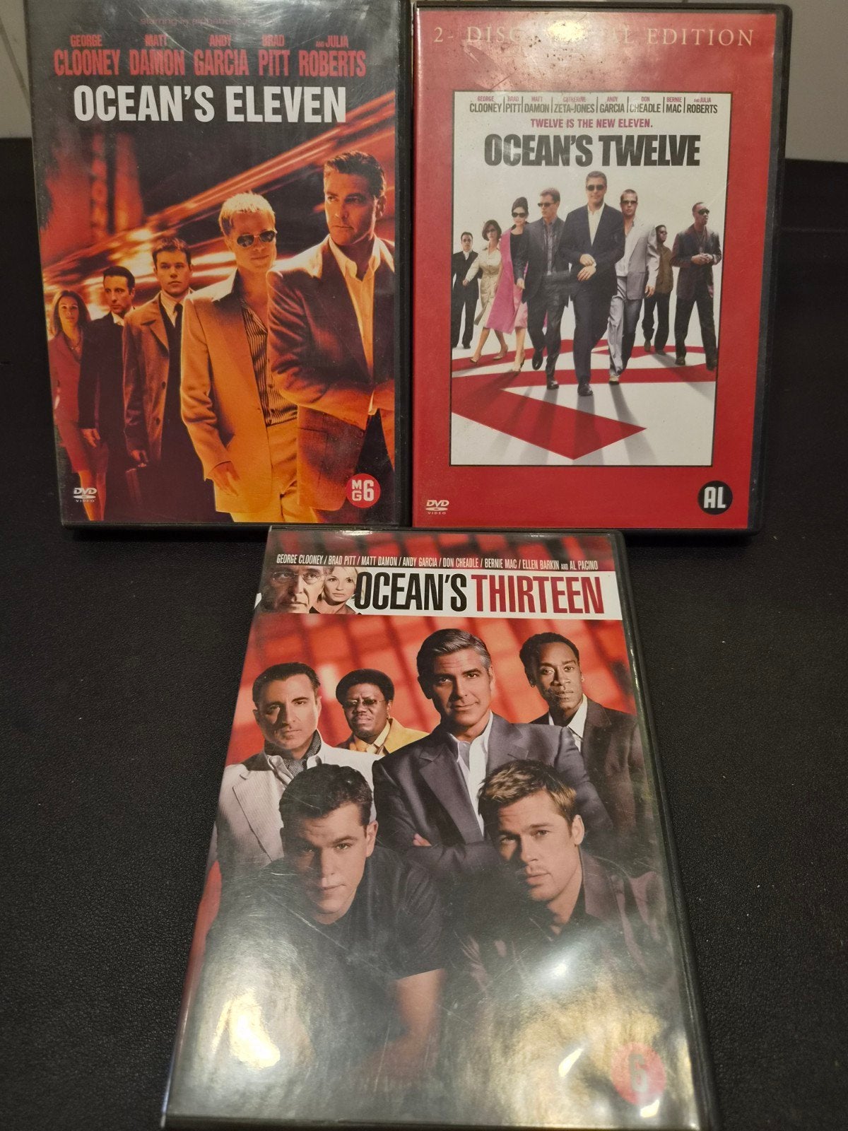 Ocean's Trilogie: Eleven, Twelve, Thirteen DVD Boxset, Nederlands, Actie, Ophalen of Verzenden, Vanaf 12 jaar