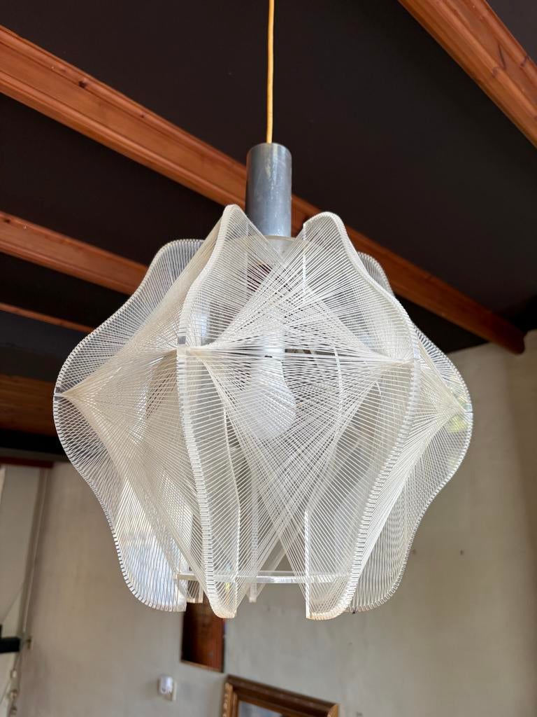 Vintage Design Hanglamp Paul Secon - Jaren '70 Stijl, Ophalen of Verzenden, Gebruikt, Kunststof, 50 tot 75 cm