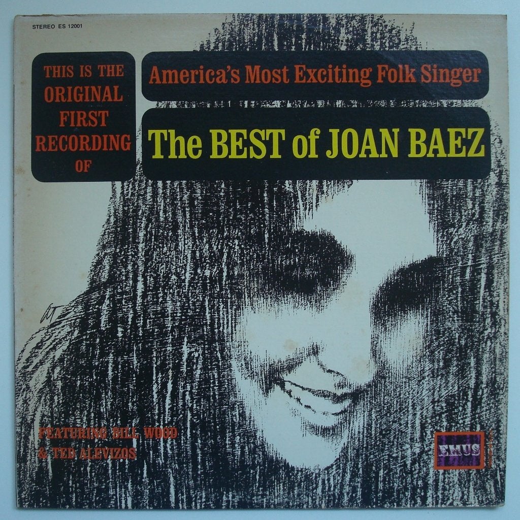 Joan Baez - The best of, originele lp uit 1974, Ophalen, Gebruikt, 12 inch