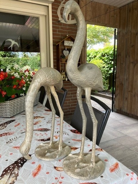beelden, 50 - 100 cm, Handgemaakt, Goud, Vogel