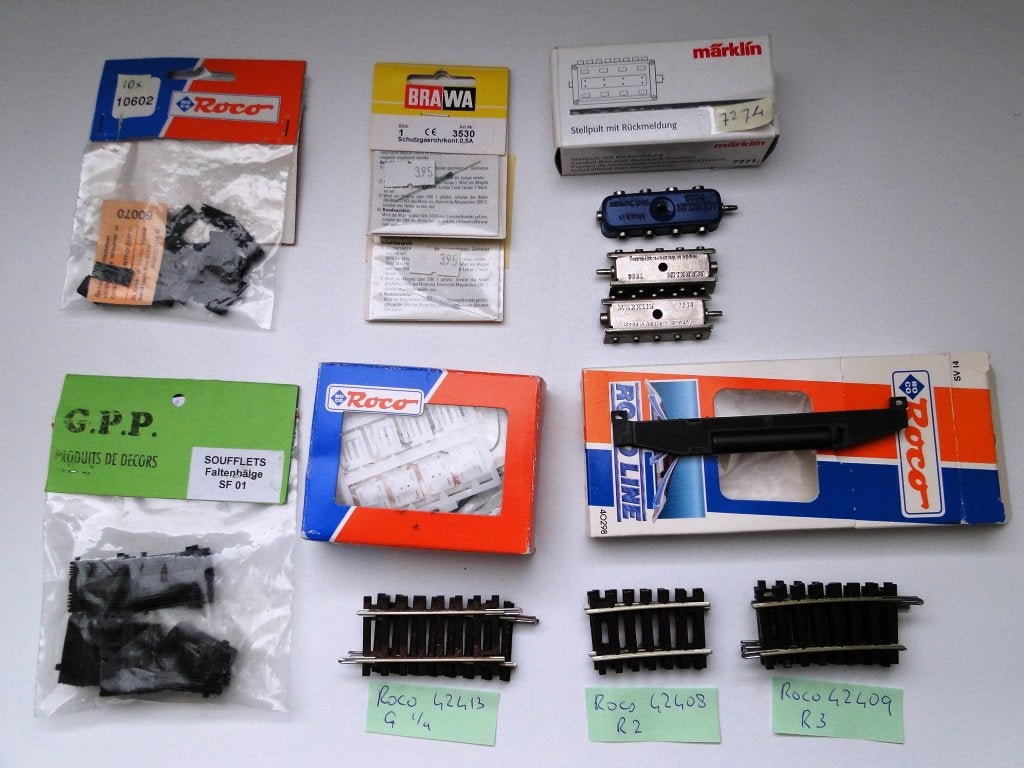 modeltrein materiaal HO, Hobby en Vrije tijd, Gelijkstroom, Brug, Tunnel of Gebouw, Zo goed als nieuw, Ophalen