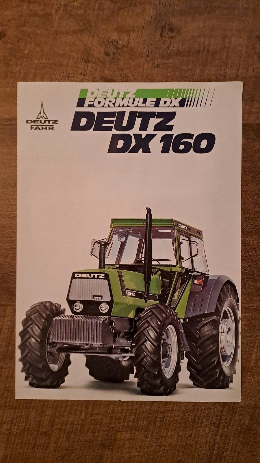 folder DEUTZ DX 160 tractor, trekker, Ophalen of Verzenden, Zo goed als nieuw, Folder