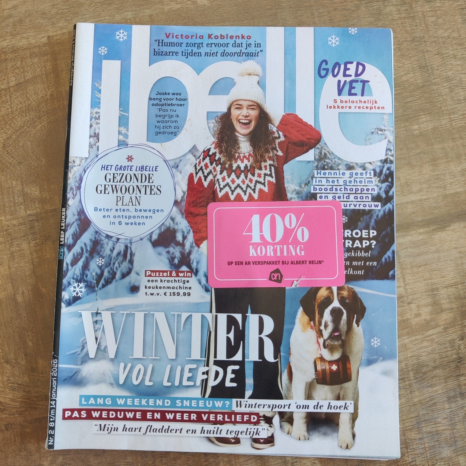 Libelle NR 2 - 2026 Winter vol Liefde, Ophalen of Verzenden, Zo goed als nieuw, Damesbladen