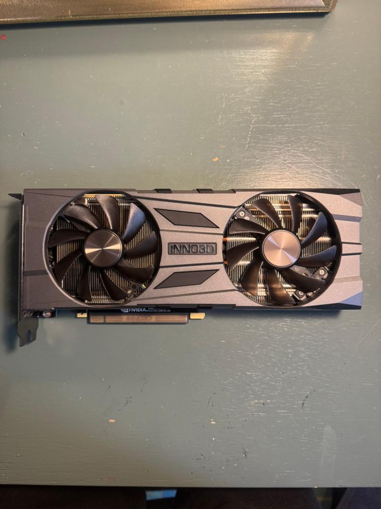 Nvidia Geforce RTX 2070 Super - INNO3D TWIN X2 OC, Computers en Software, Videokaarten, PCI-Express 3, Gebruikt, GDDR6, Ophalen of Verzenden