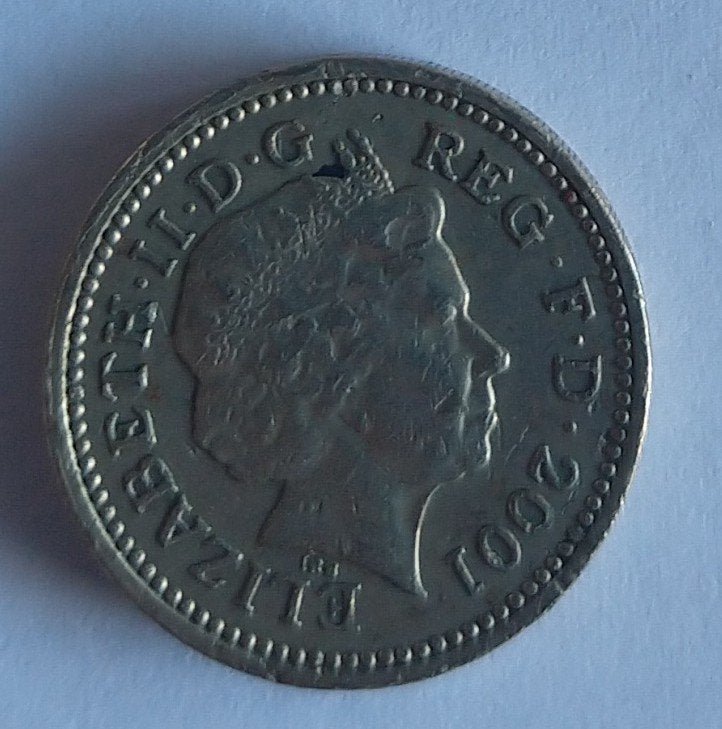 one pound 2001 munt, pre owned, circulated, volgnr 171, Ophalen of Verzenden, Overige landen, Losse munt