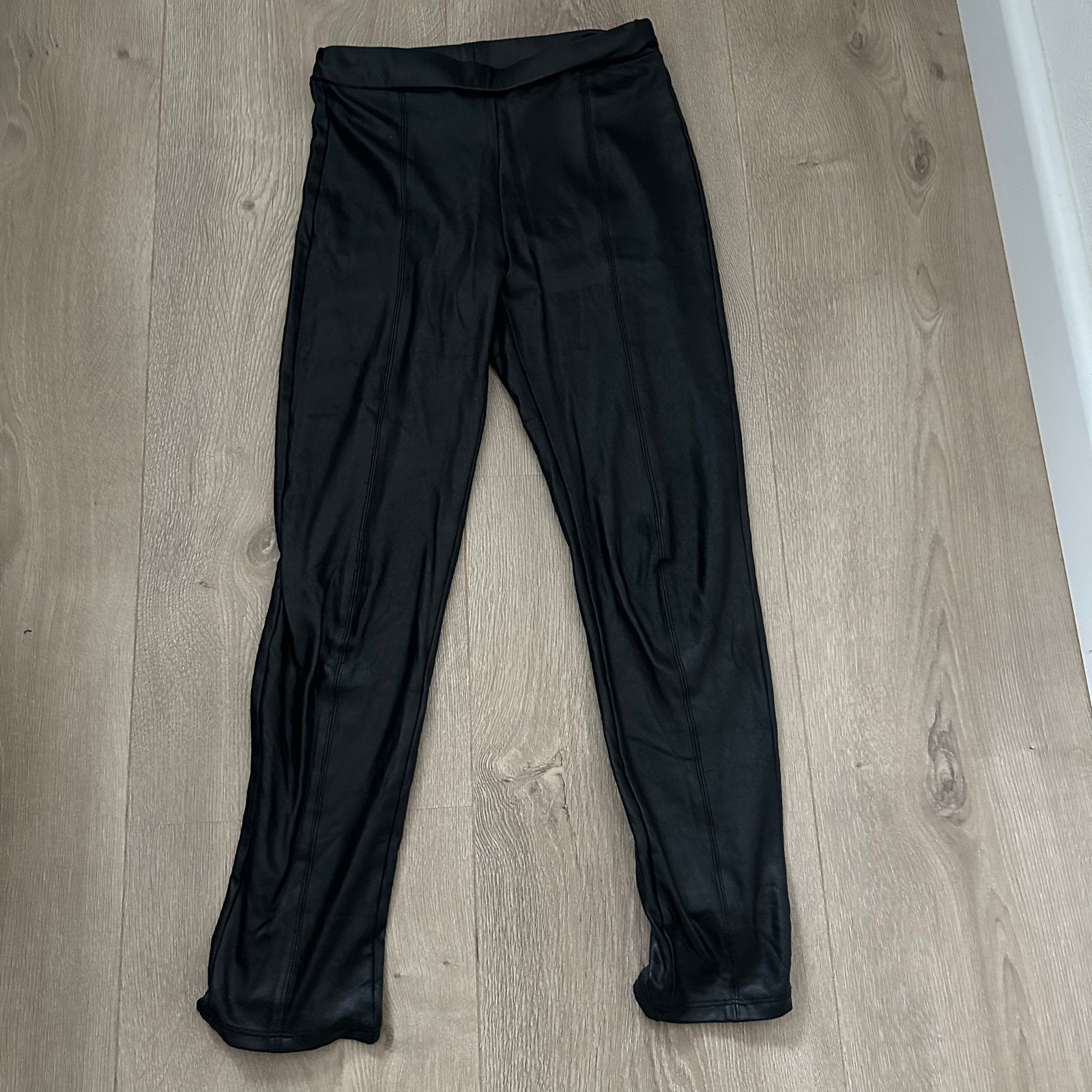 Zwarte Zara leren Legging - Maat 152 (11-12 jaar), Zwart, Ophalen of Verzenden, Maat 34 (XS) of kleiner, Lang