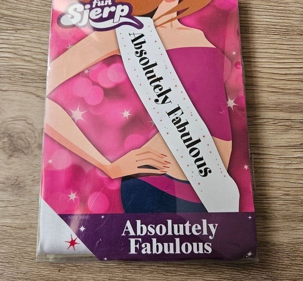 Sjerp "Absolutely Fabulous" - Feestartikel, Verjaardag, Onbekend, Nieuw, Ophalen of Verzenden