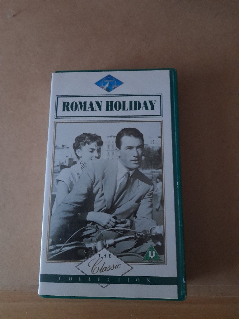 Roman Holiday VHS Gregory Peck en Audrey Hepburn, Cd's en Dvd's, VHS | Film, Alle leeftijden, Ophalen of Verzenden, Zo goed als nieuw