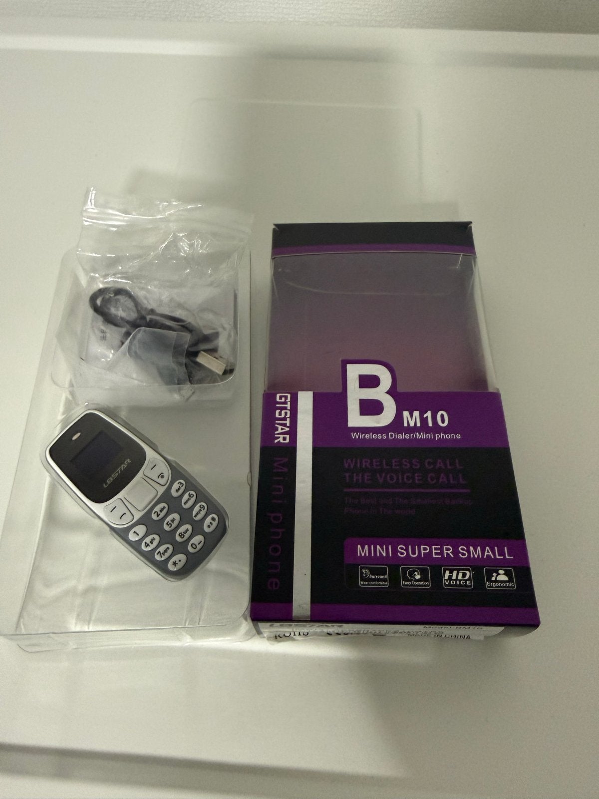 GTSTAR BM10 Mini Telefoon - Draadloze Dialer, Telecommunicatie, Mobiele telefoons | Overige merken, Geen camera, Nieuw, Ophalen of Verzenden