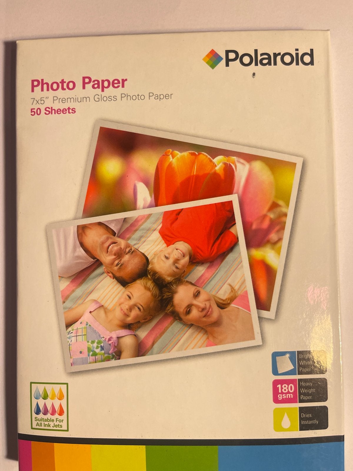 Polaroid Premium Glanzend Fotopapier 7x5" (13x18 cm) - 50 ve, Audio, Tv en Foto, 12.7 x 17.8 cm, Verzenden, Nieuw, Glanzend