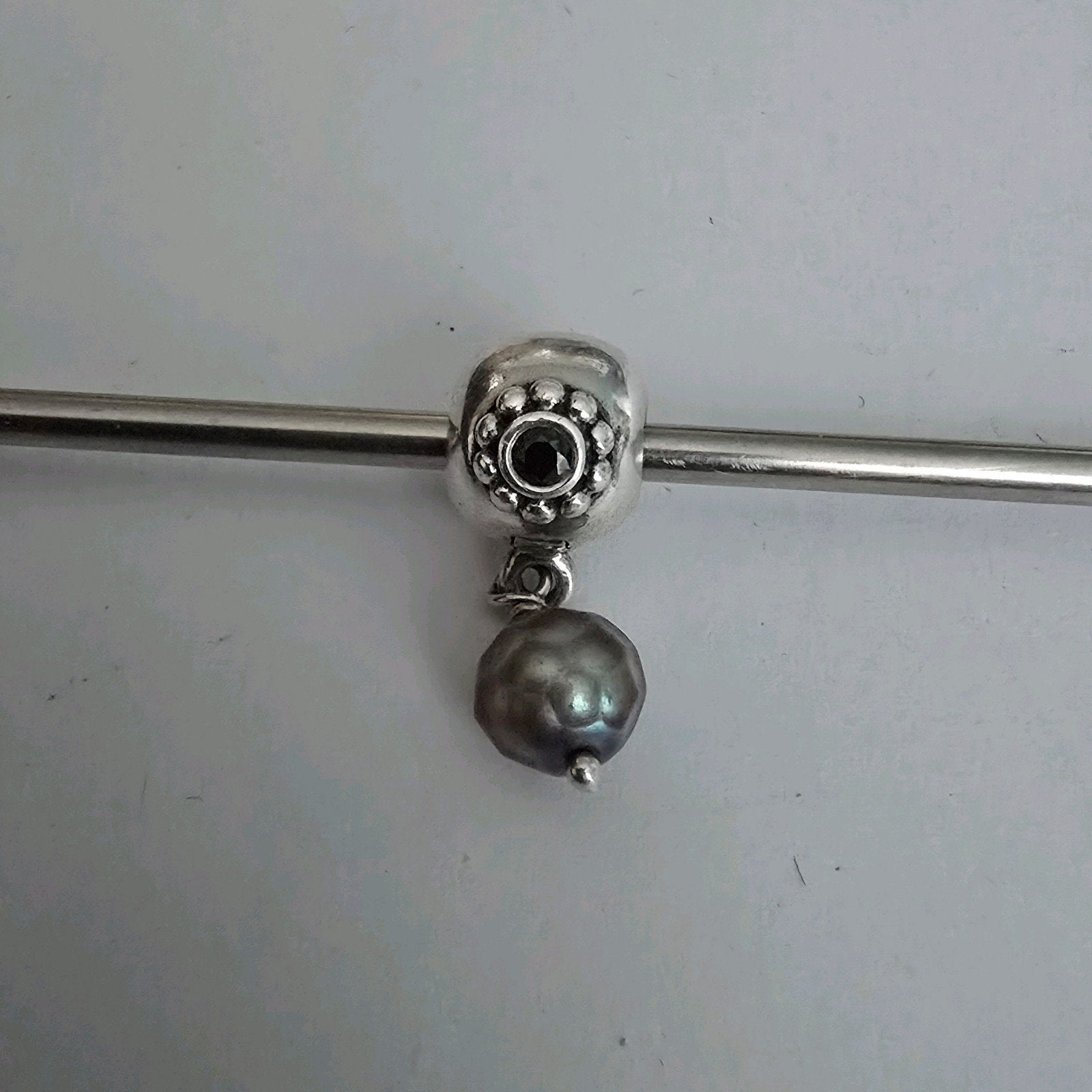 Prachtige zilveren Pandora bedel/clip/stopper, Ophalen of Verzenden, Zo goed als nieuw, Zilver, Pandora