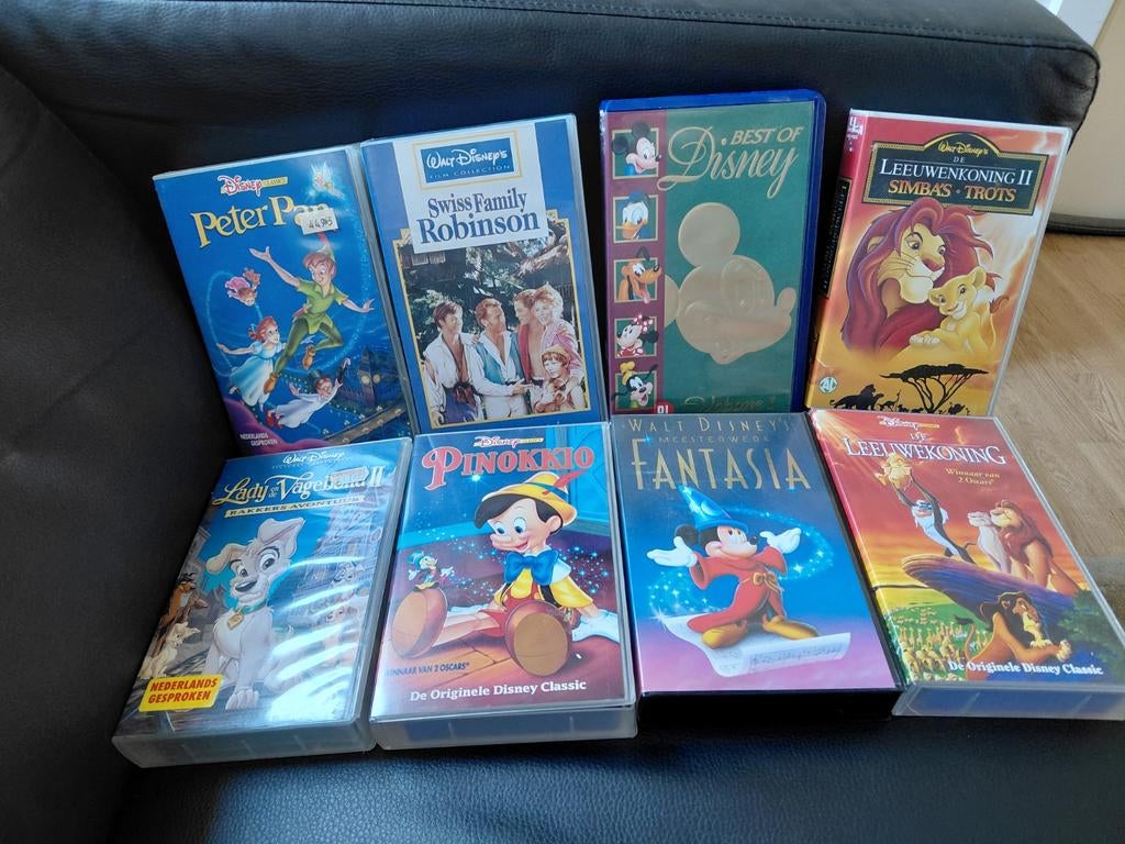 Disney VHS Videobanden Collectie - Klassieke Films, Cd's en Dvd's, VHS | Kinderen en Jeugd, Gebruikt, Tekenfilm, Alle leeftijden