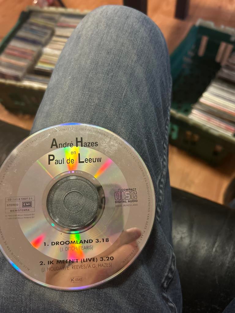 André Hazes en Paul de Leeuw - Droomland CD Single, Ophalen of Verzenden, Gebruikt