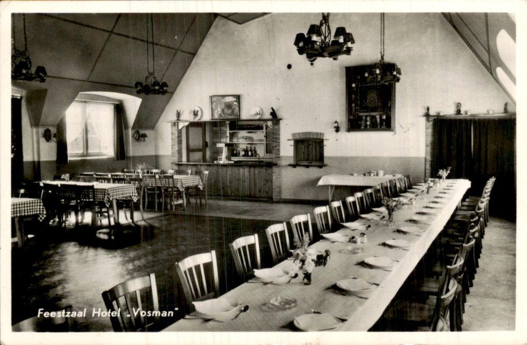 Holten - Hotel Vosman - Feestzaal, Ophalen of Verzenden, 1940 tot 1960, Gelopen, Overijssel