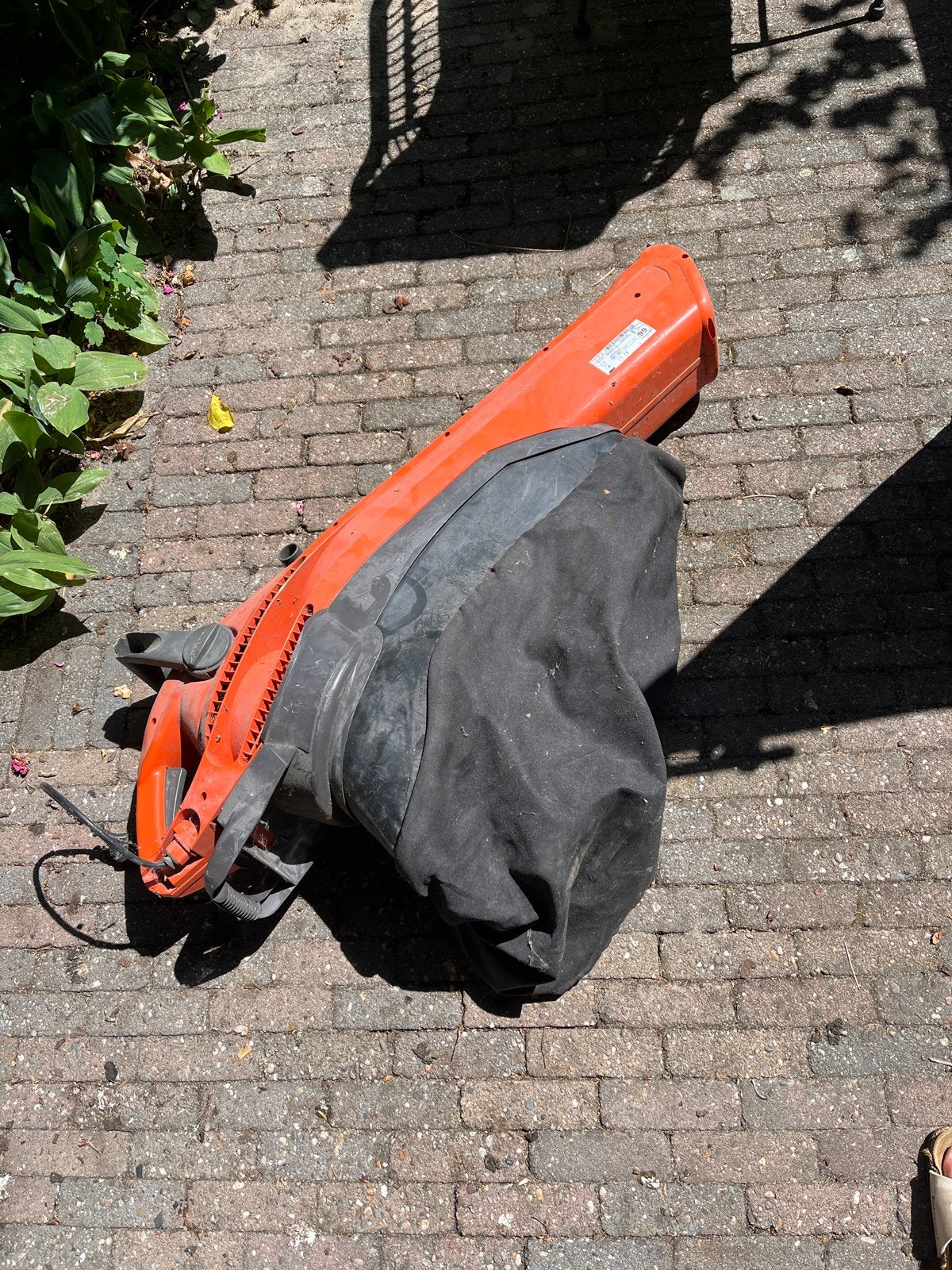 Turbo Bladblazer met zuigfunctie, Ophalen, Gebruikt, Handgedragen, Met opvangzak