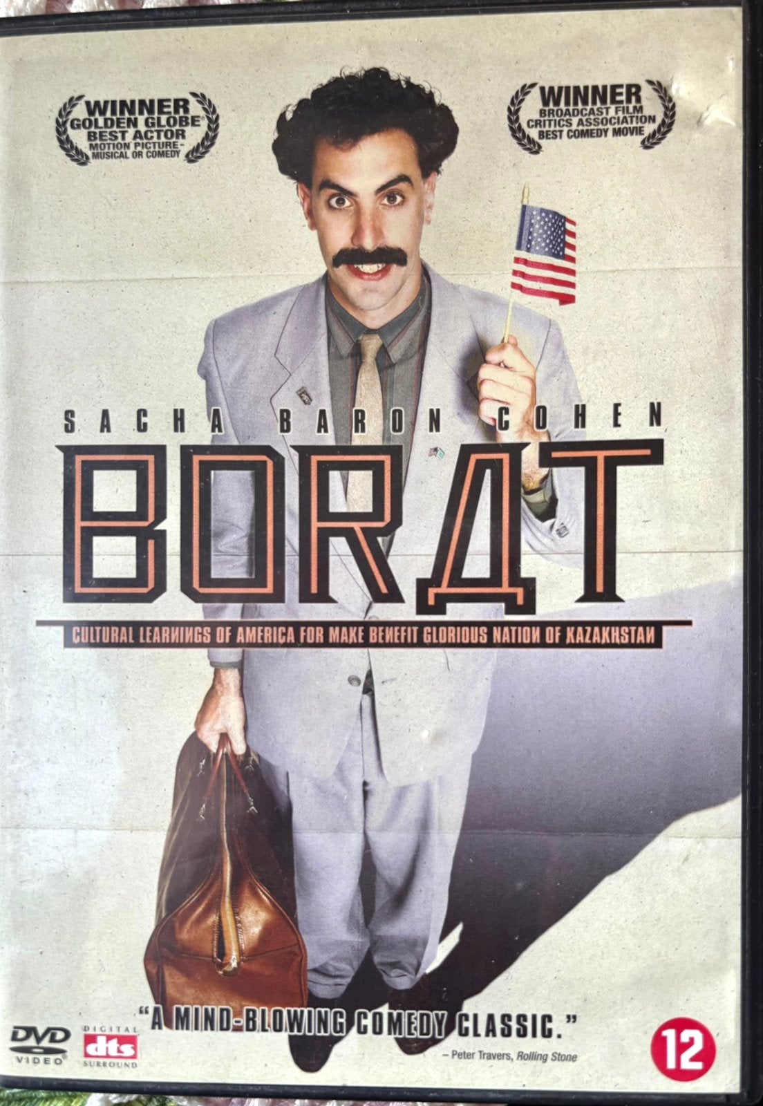 BORAT Comedy DVD, Nederlands, Ophalen of Verzenden, Zo goed als nieuw, Britse komedie