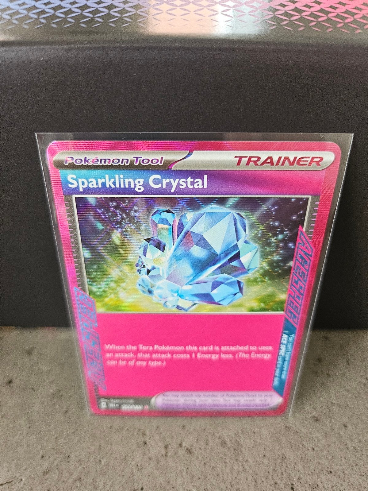 Pokémon TCG Sparkling Crystal Trainer Kaart (PRE 129/131), Ophalen of Verzenden, Zo goed als nieuw, Losse kaart
