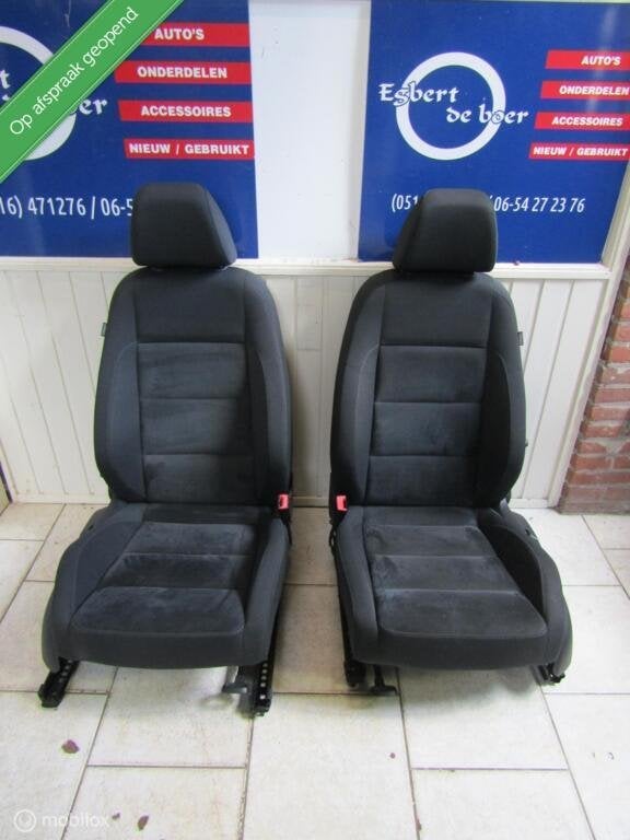 2x Stoel vw golf 6 & caddy & camper etc in stof / alcantara, Gebruikt, Volkswagen, Ophalen of Verzenden