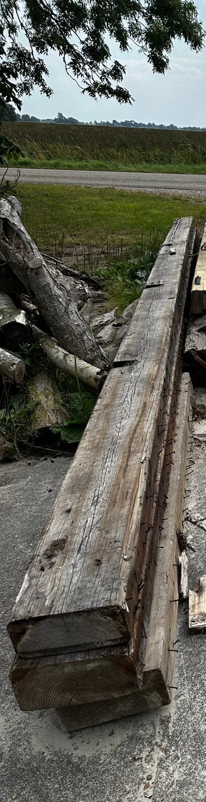 Balken / Hout / Gebinten, Tuin en Terras, Palen, Balken en Planken, Ophalen, Zo goed als nieuw, 250 cm of meer, Balken