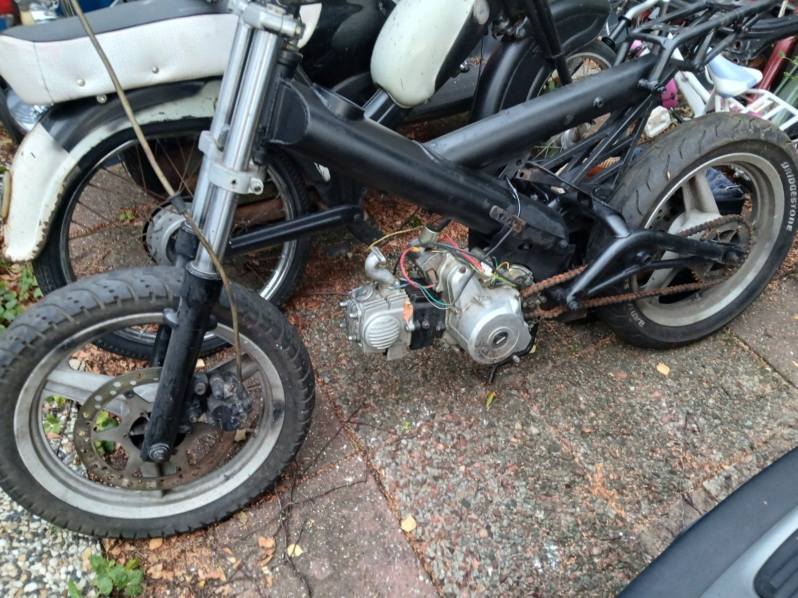 frame met 107 cc  skyteam blok sachs madass., Ophalen of Verzenden, Gebruikt