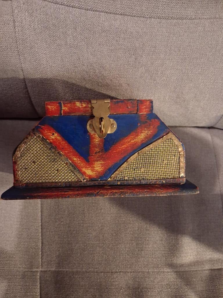 Houten kistje, Ophalen of Verzenden, Bruin
