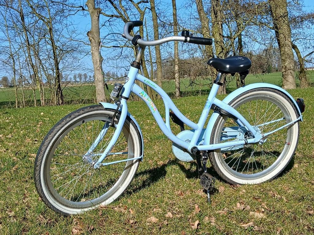 Prachtige 22inch  AlpinaBlue stoere meisjesfiets, Ophalen, Zo goed als nieuw, 22 inch